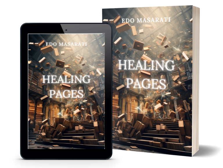 Healing Pages 3D Mock